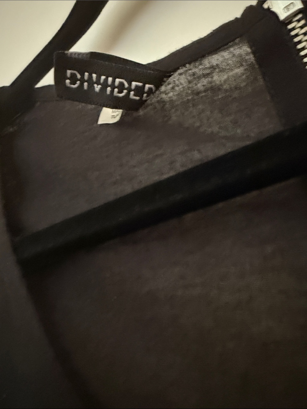 Divided Gray Ruffle Tank Top - Picture 2 of 6